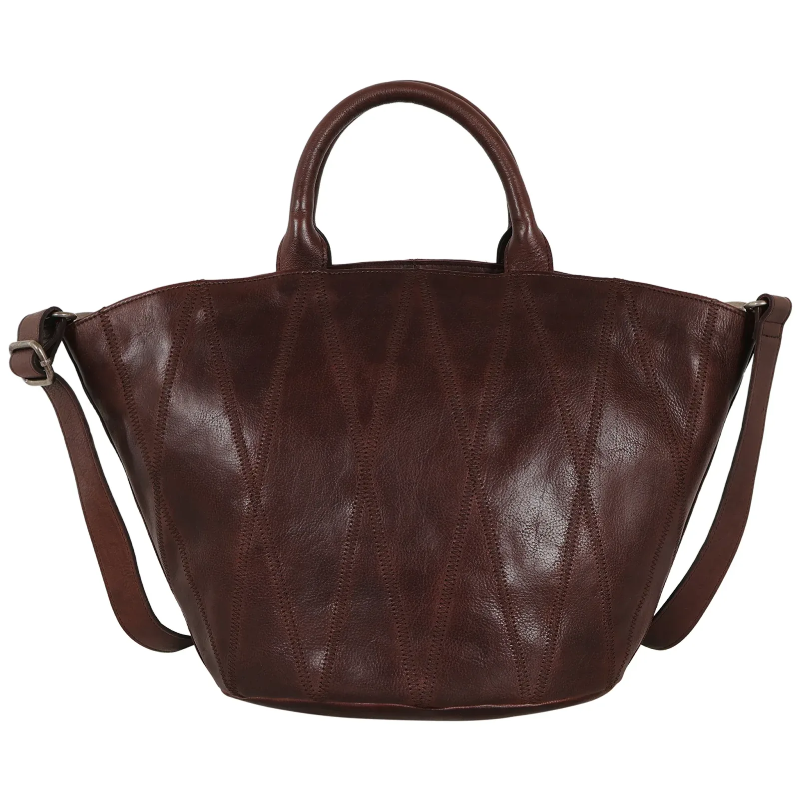 Claudia Diamond Leather Crossbody Bag