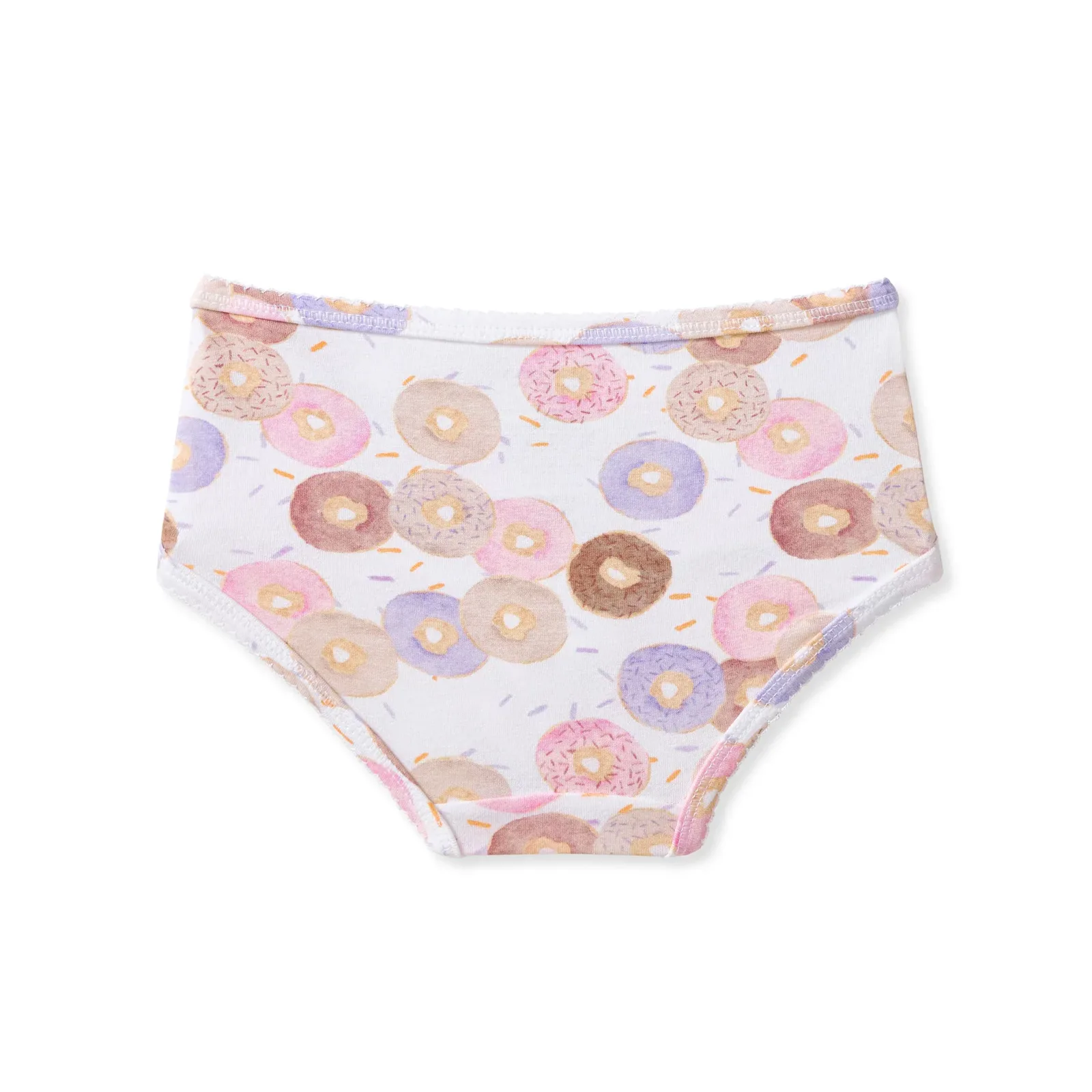 Ice Cream & Donuts Organic Cotton Toddler Girl Underwear 5 Pack