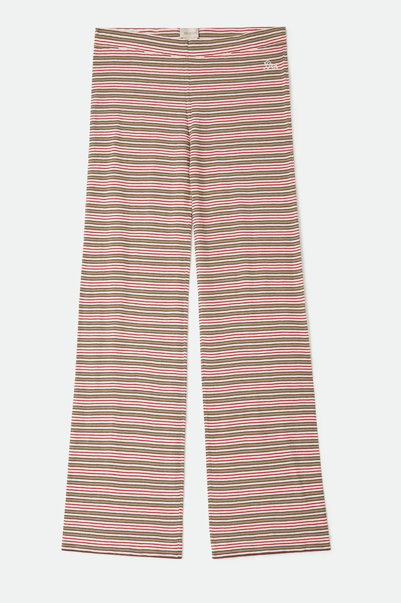 Siesta Stripe Knit Pant – Green Multi Stripe
