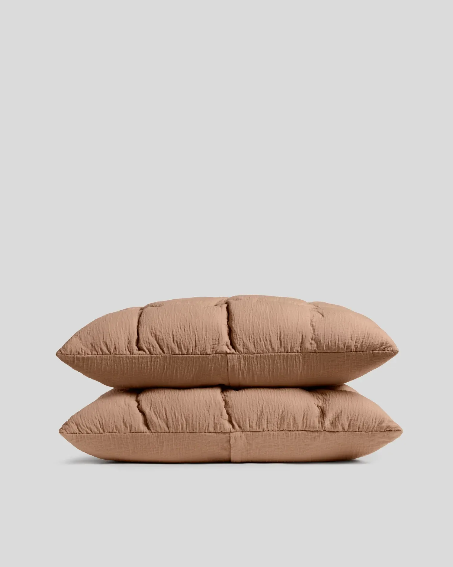 Relaxed Cotton Sham Set (Adobe)