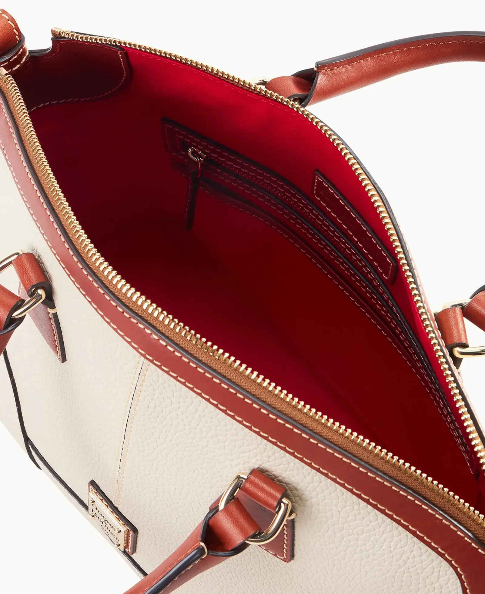 Pebble Grain Small Domed Satchel