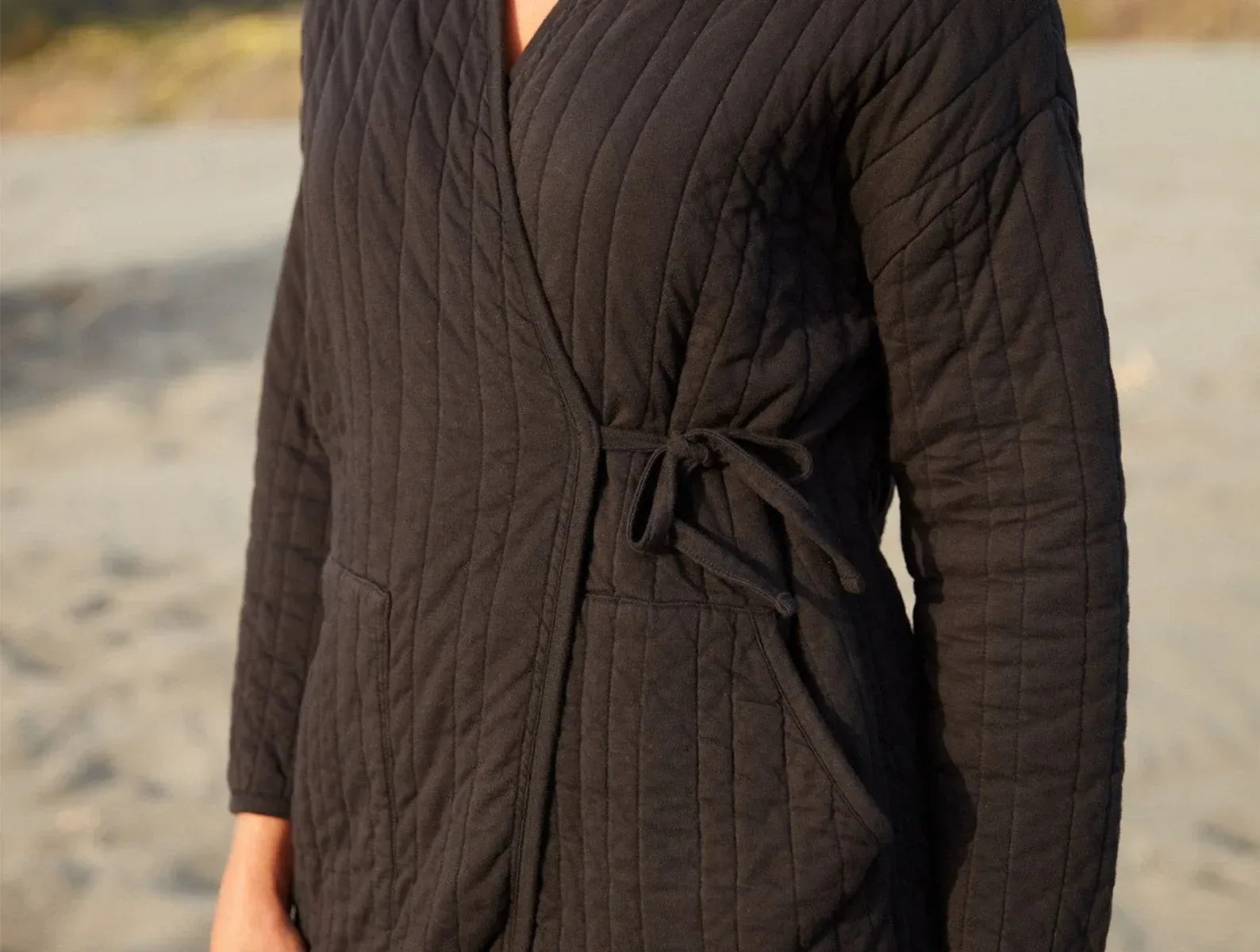 Women's Olema Organic Quilted House Robe – Renewed