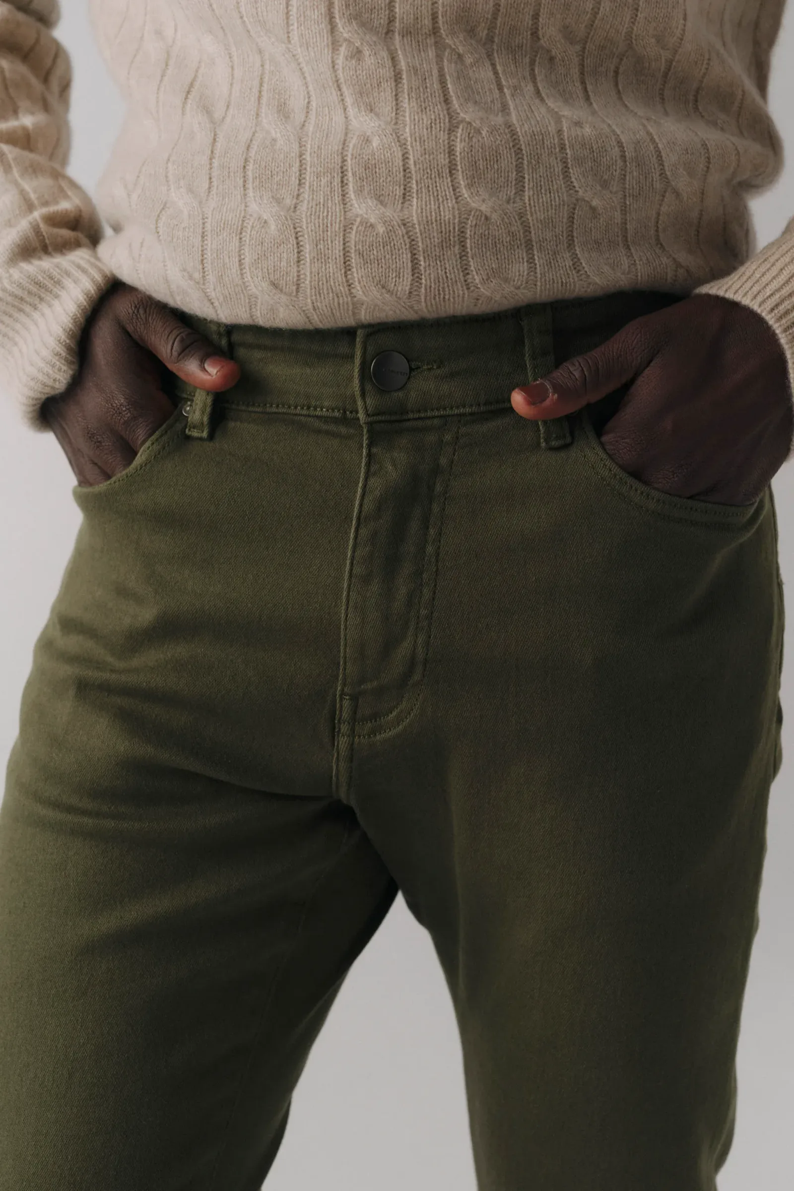 Hnd – Skinny Jeans – Moss Green