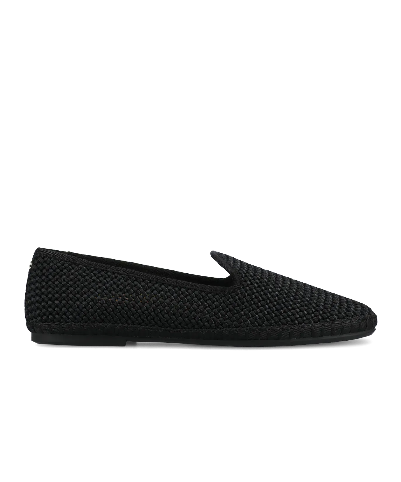 The Heron – Black Woven Satin