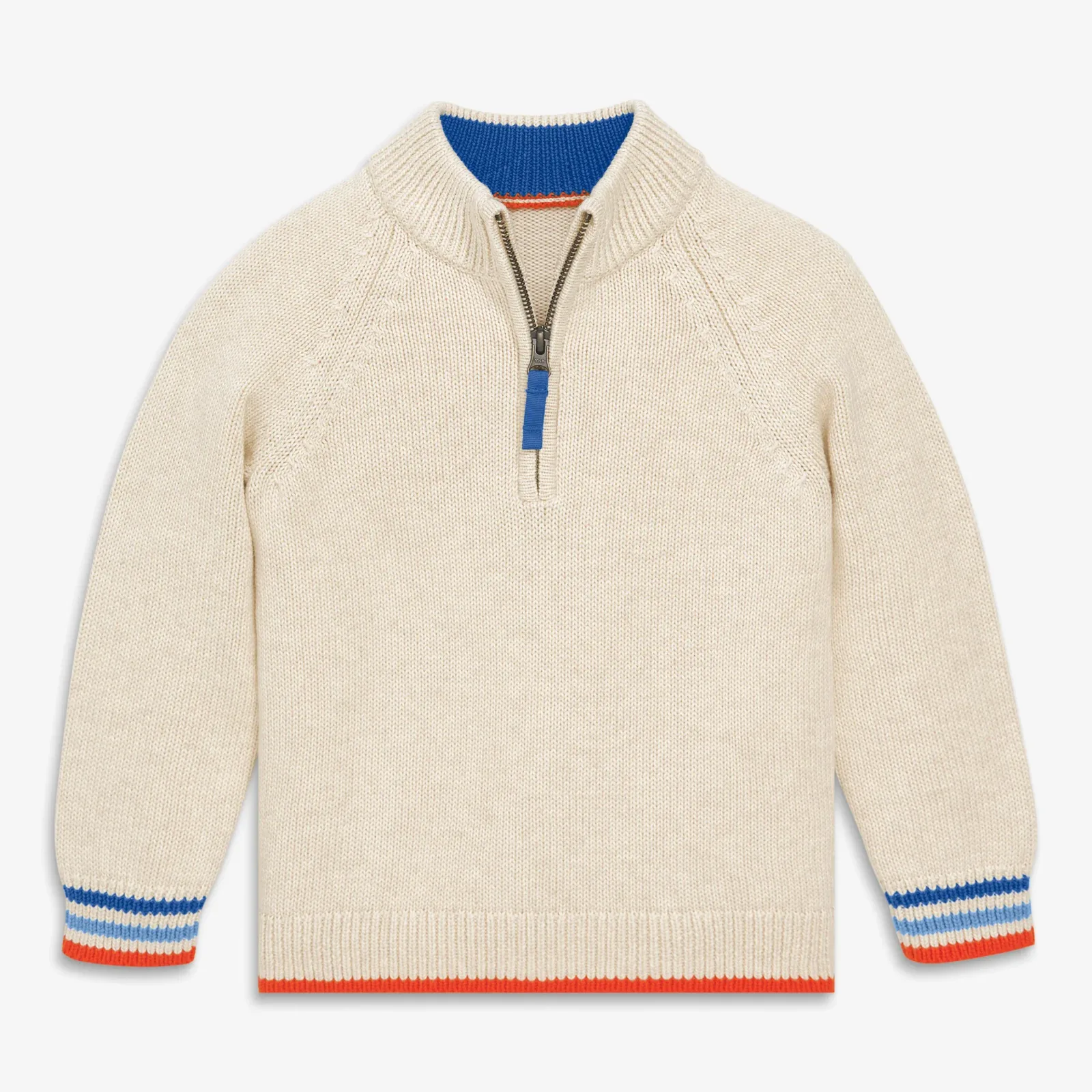 Kids quarter zip sweater