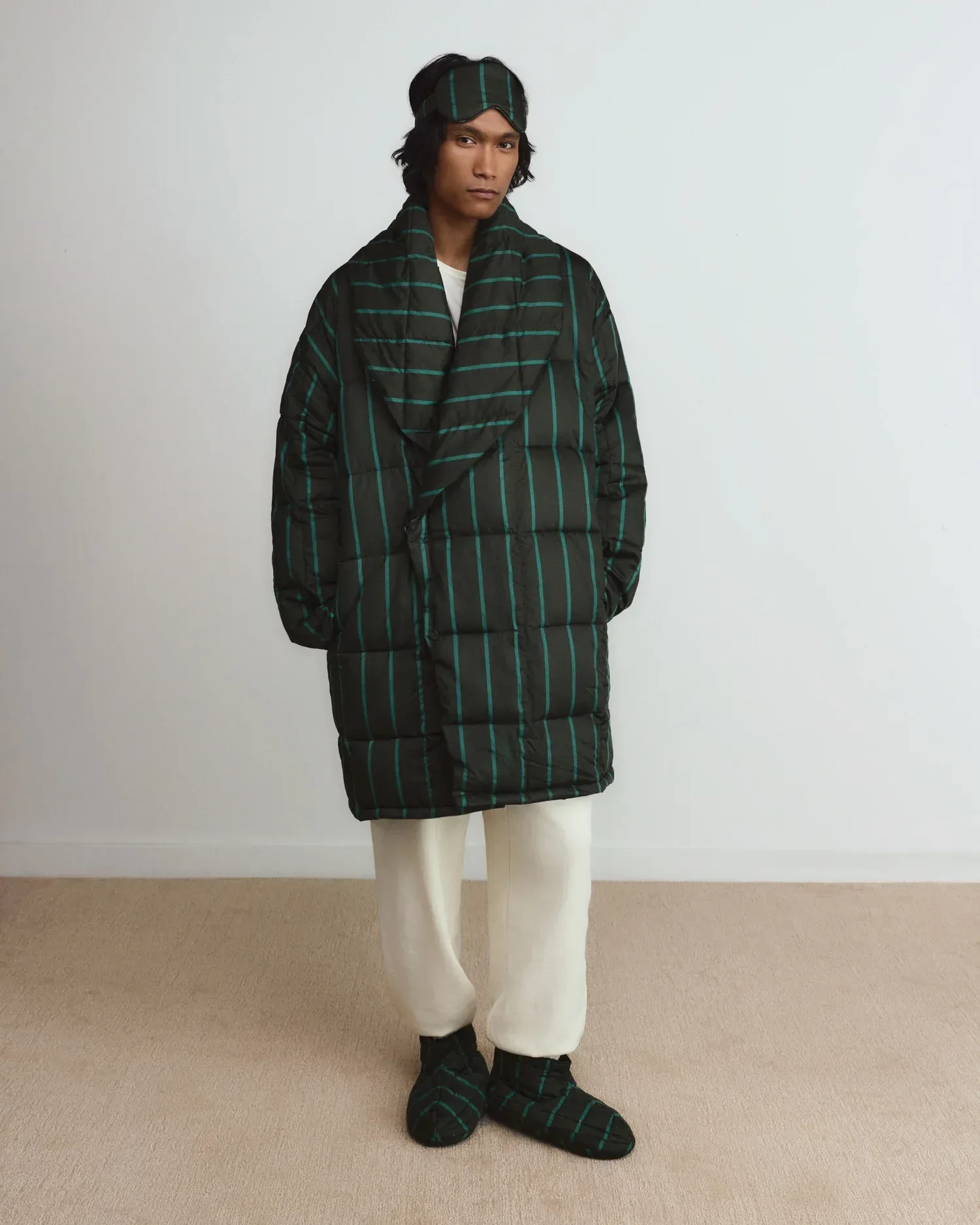 Cocoon Slippers (Evergreen and Malachite)