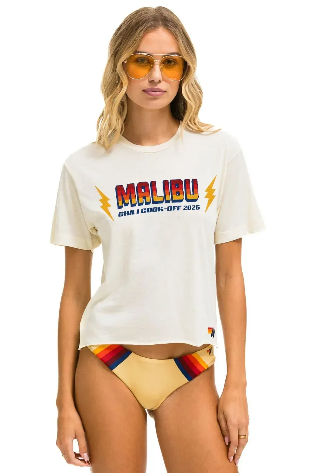 Malibu Chili Cook-Off 2026 Boyfriend Tee – Vintage White