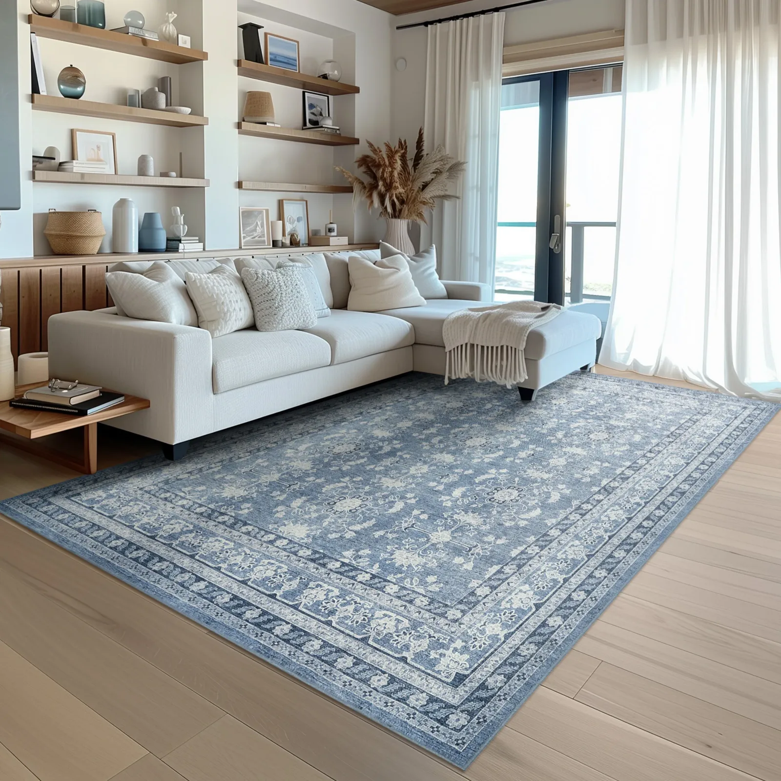 Tara – Blue/Grey (Rug Cover)