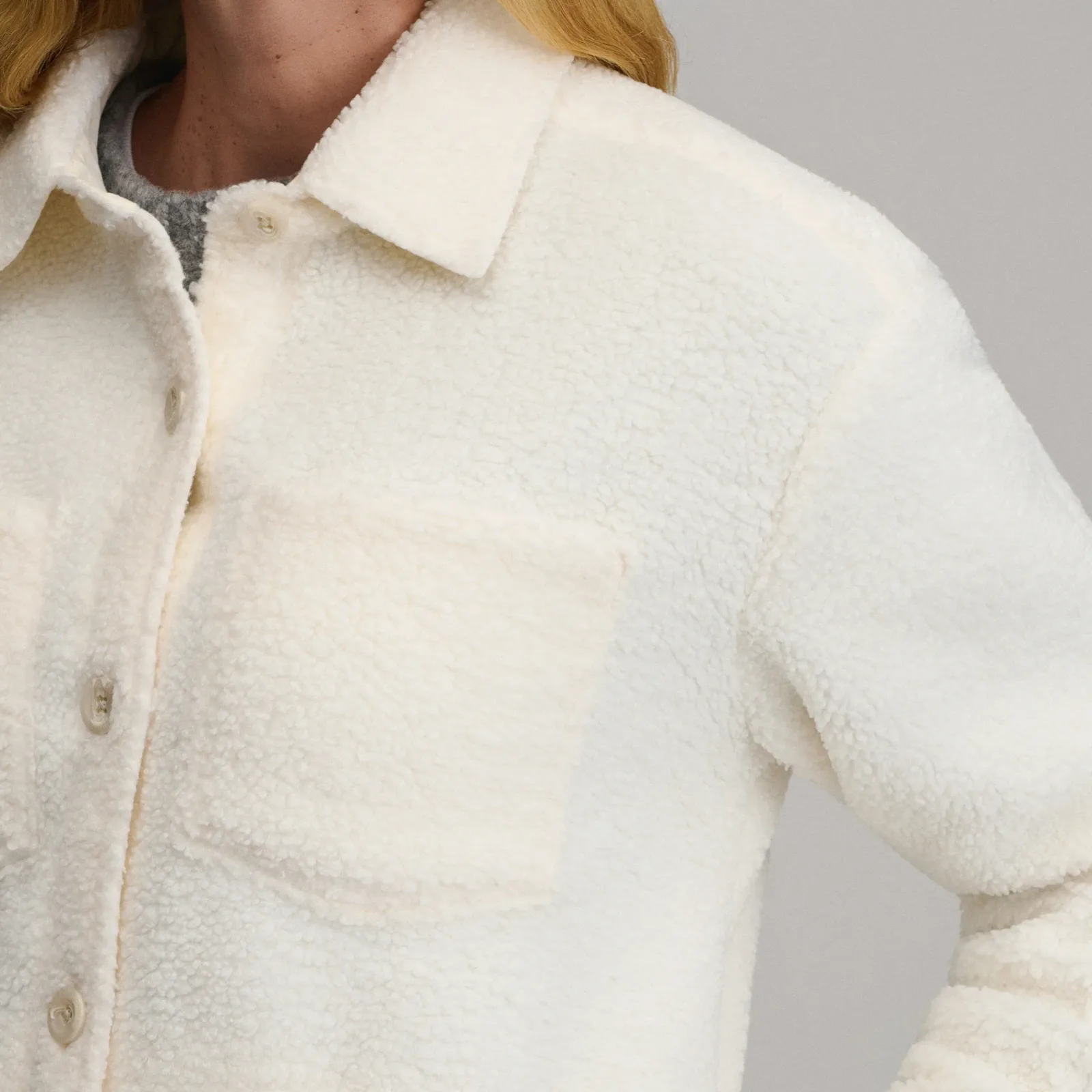 Women's Fleece Shirt Jacket
