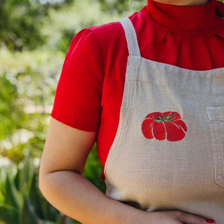Heirloom Tomatoes Minimalist Apron