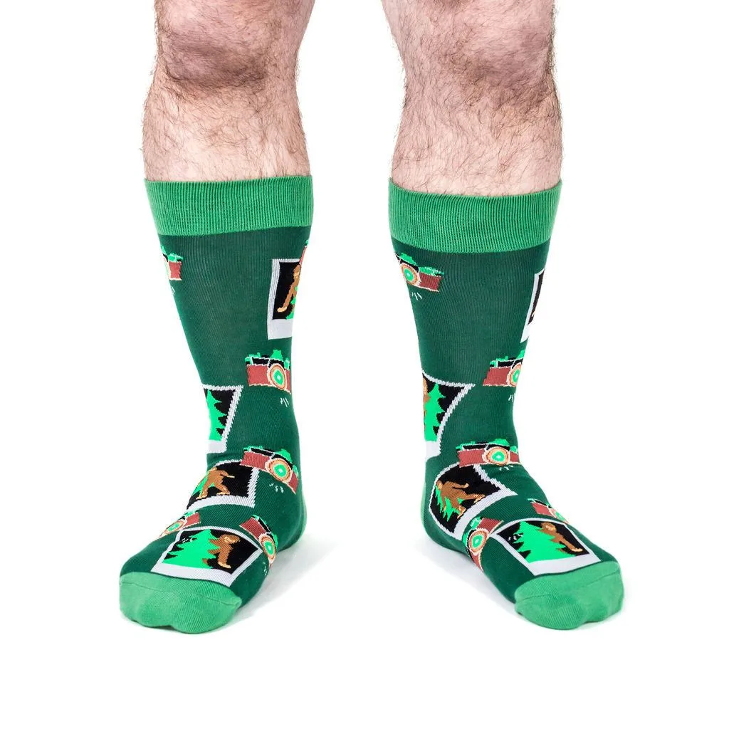 I Really Click With Bigfoot Crew Socks