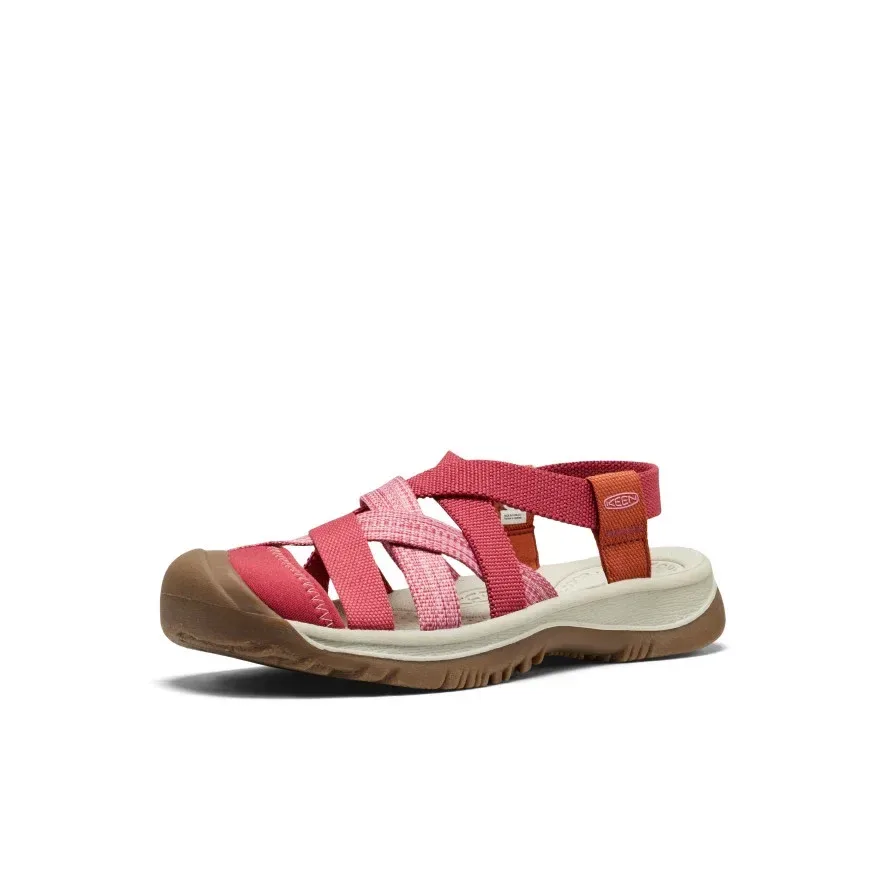Women's Whisper Lattice Sandal – Garnet/Burnt Brick