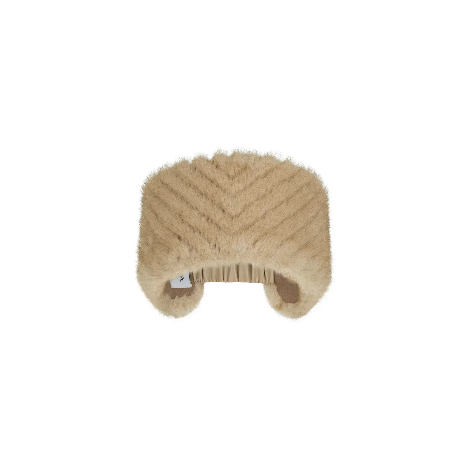 Chevron Beanie Band – Cappuccino