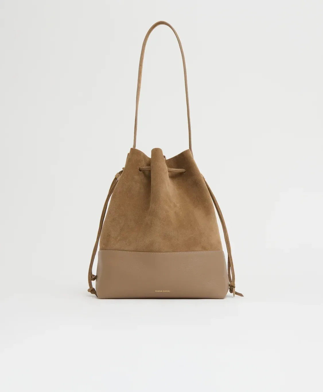 Drawstring Cabas – Anise Suede/Anise