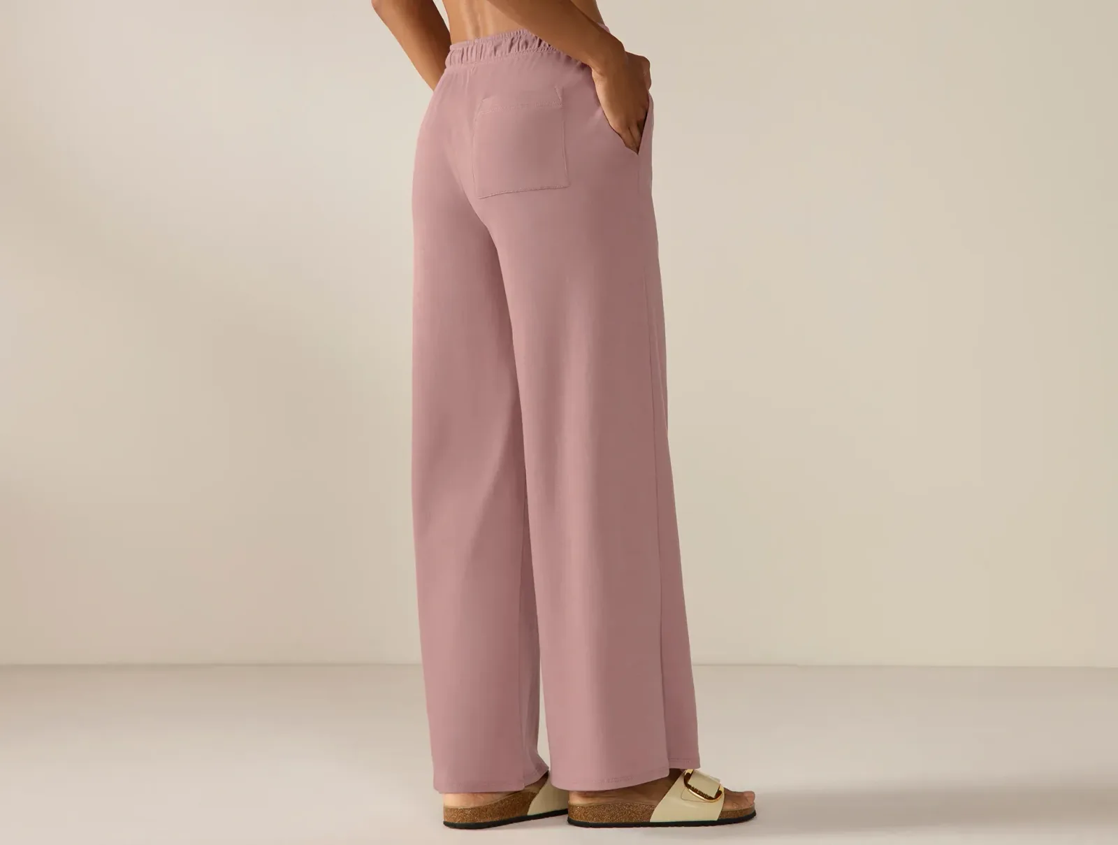 Women's Pima Organic Knit Wide Leg Pant – Renewed