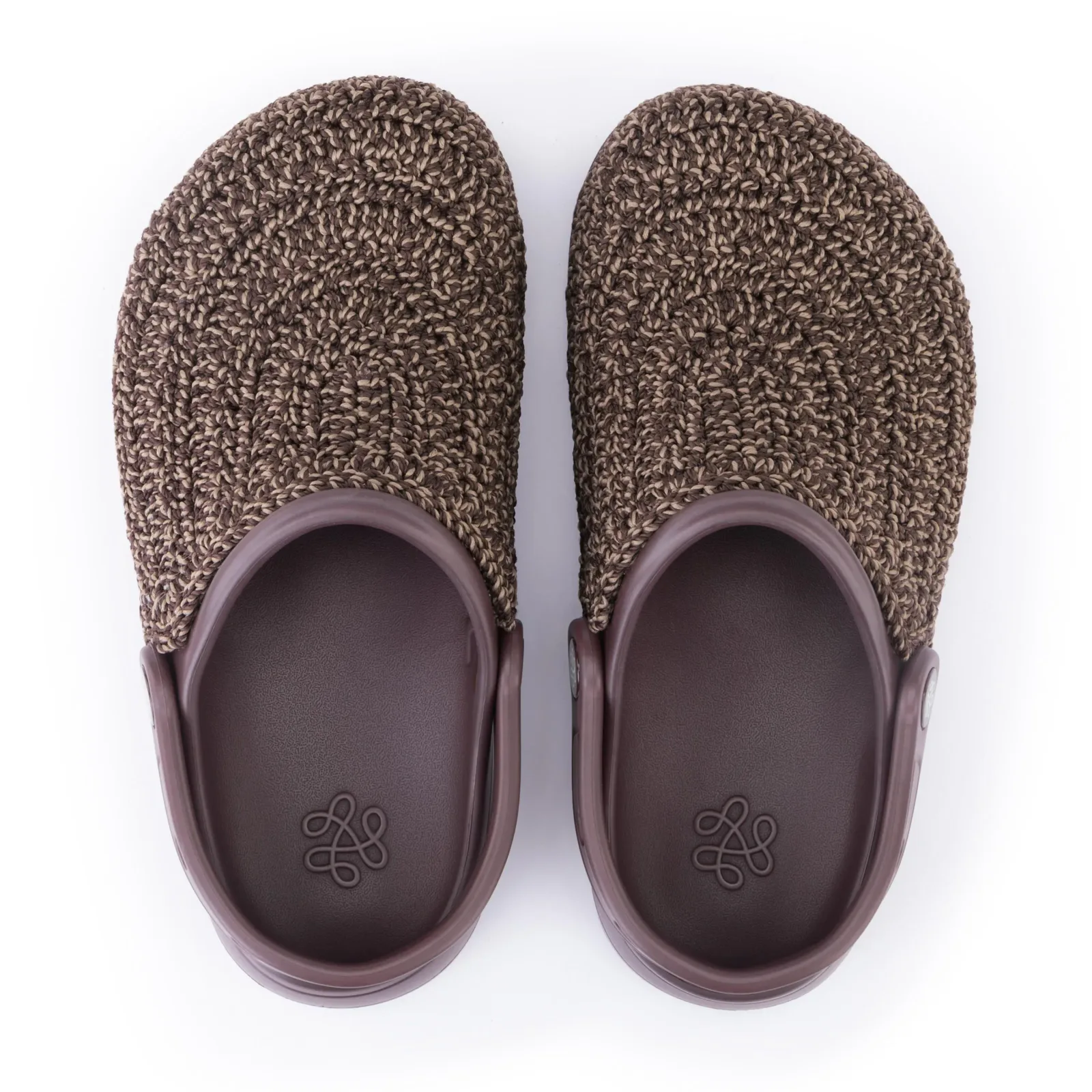 Bolo Clog – Hand Crochet – Nutmeg Static
