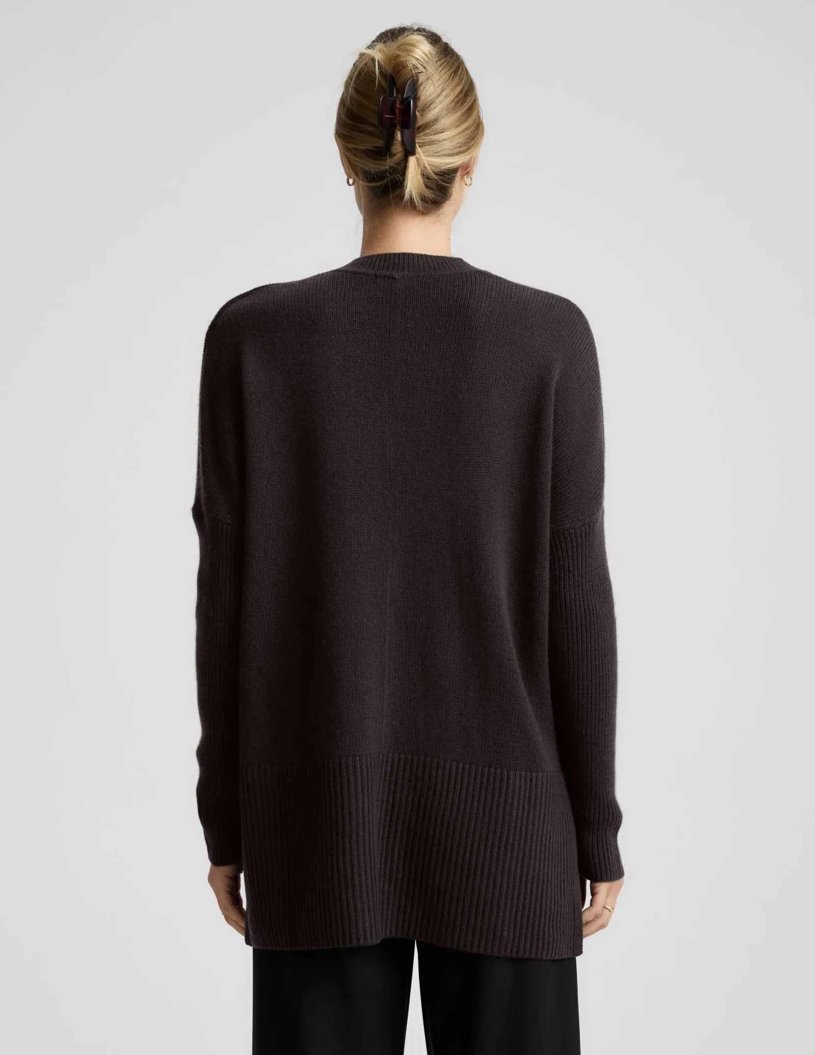 Wool-Cashmere V-Neck Sweater