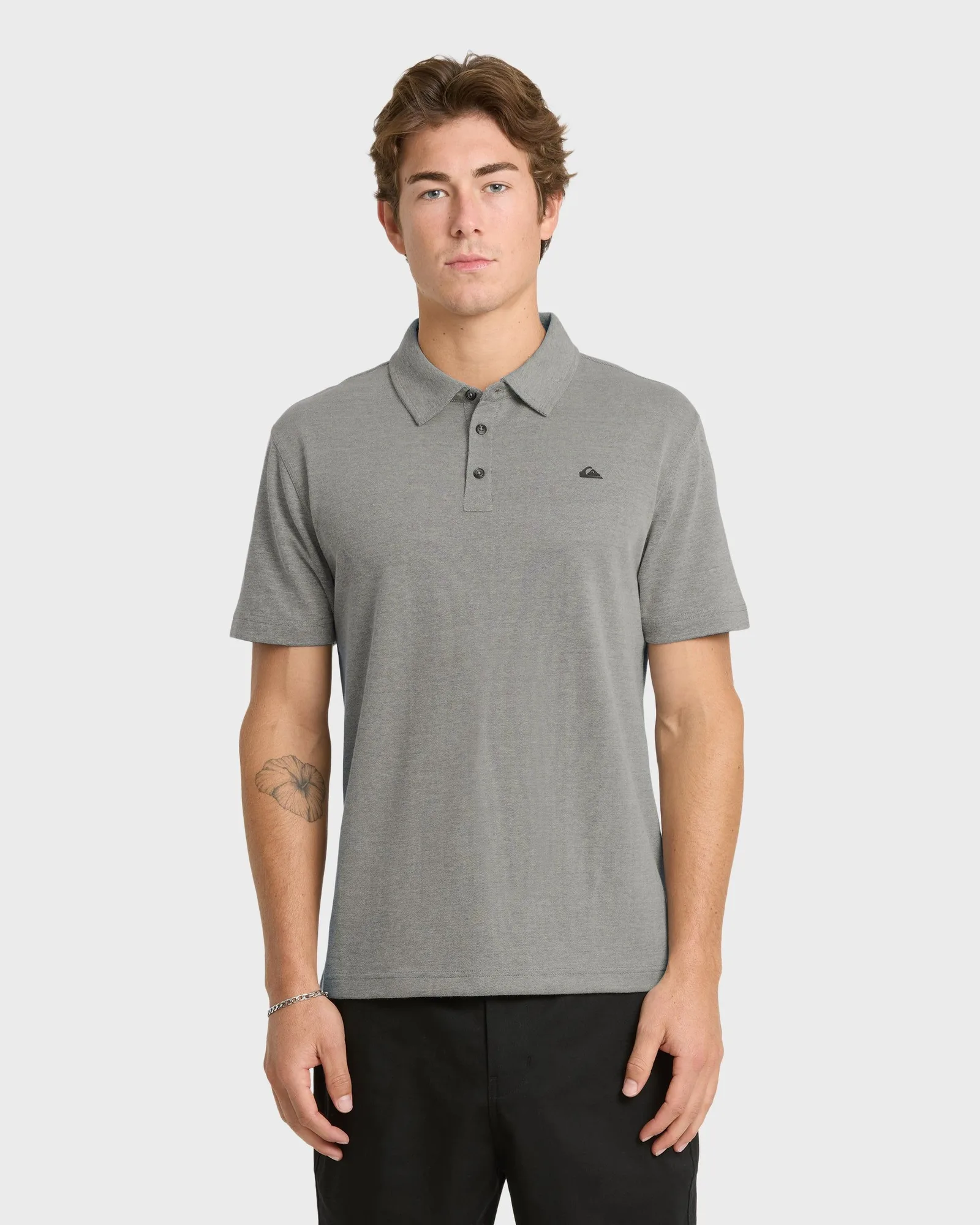 Bayshore Short Sleeve Knit Polo Shirt – Iron Gate