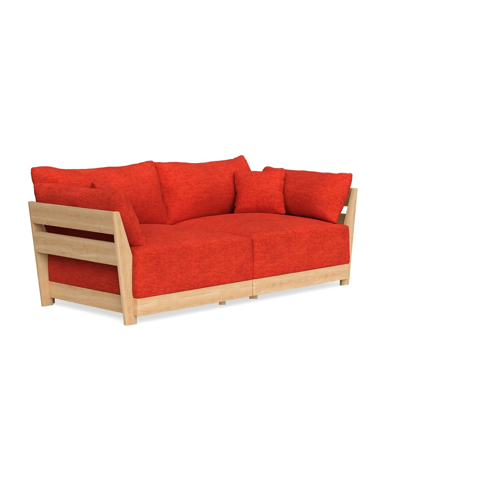 Slipcover Only – Modular Bondi 2-Seater Sofa in Poppy Orange