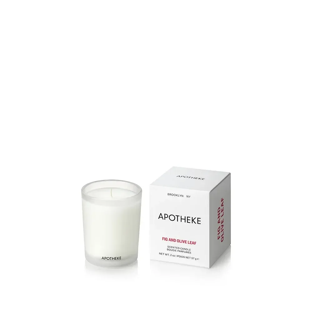 Fig and Olive Leaf Votive Candle