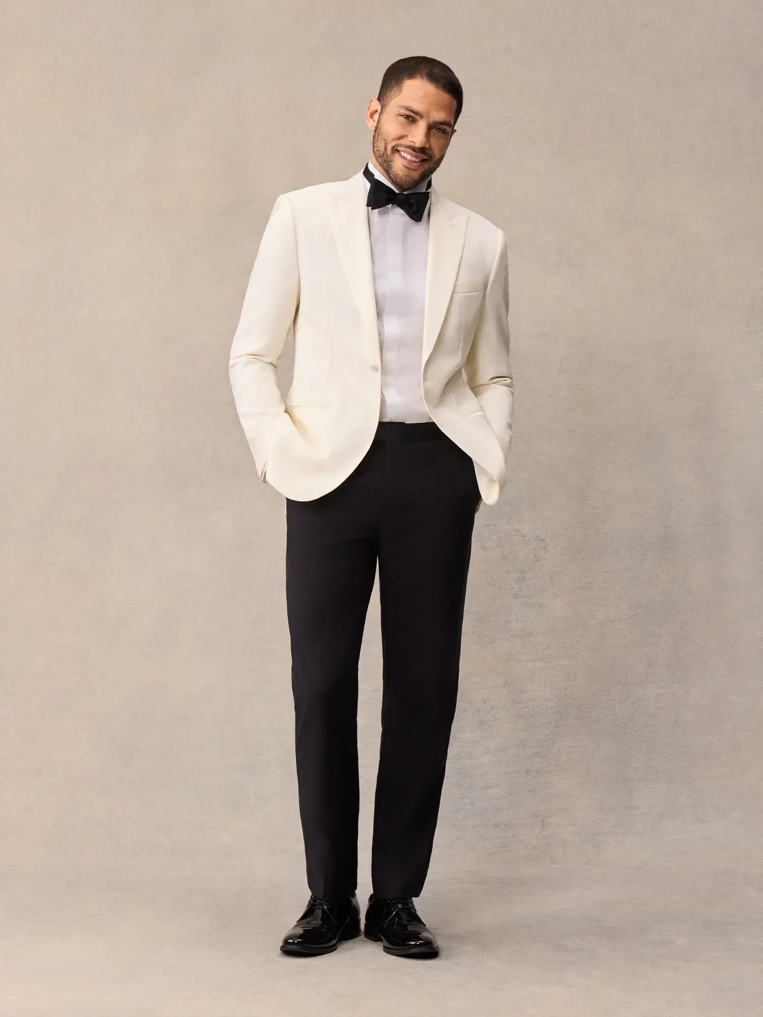 White Dinner Jacket Tuxedo Outfit