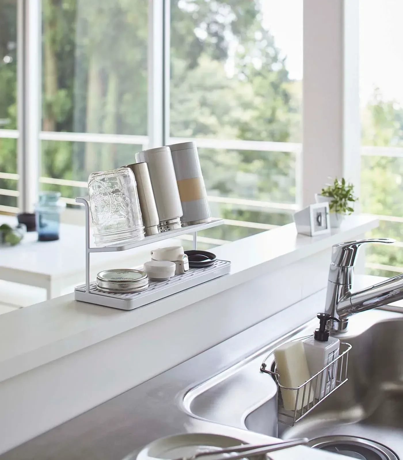 Countertop Bottle Drying Rack – Steel