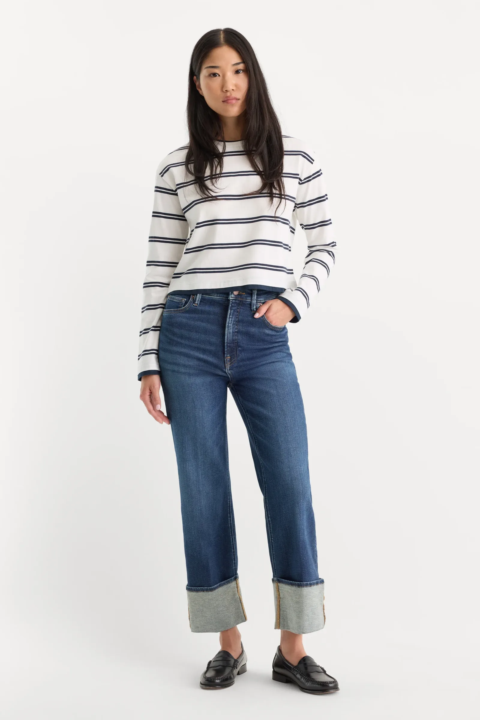 GOOD True Straight Jeans – INDIGO1230