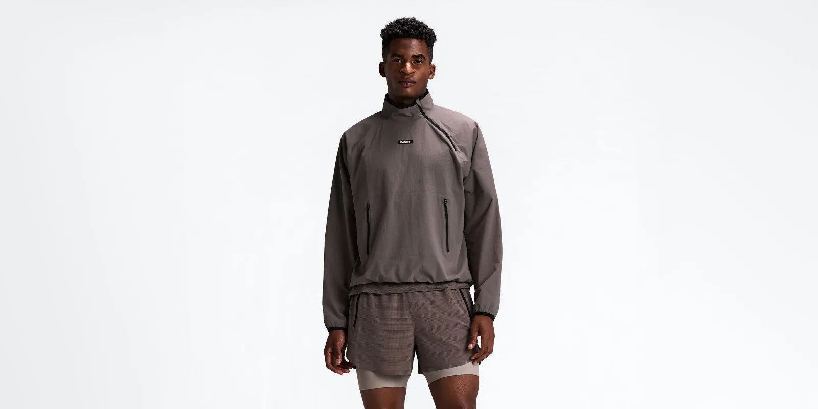 Men's Hitaishō™ Asymmetric Zip Pullover – Cocoa