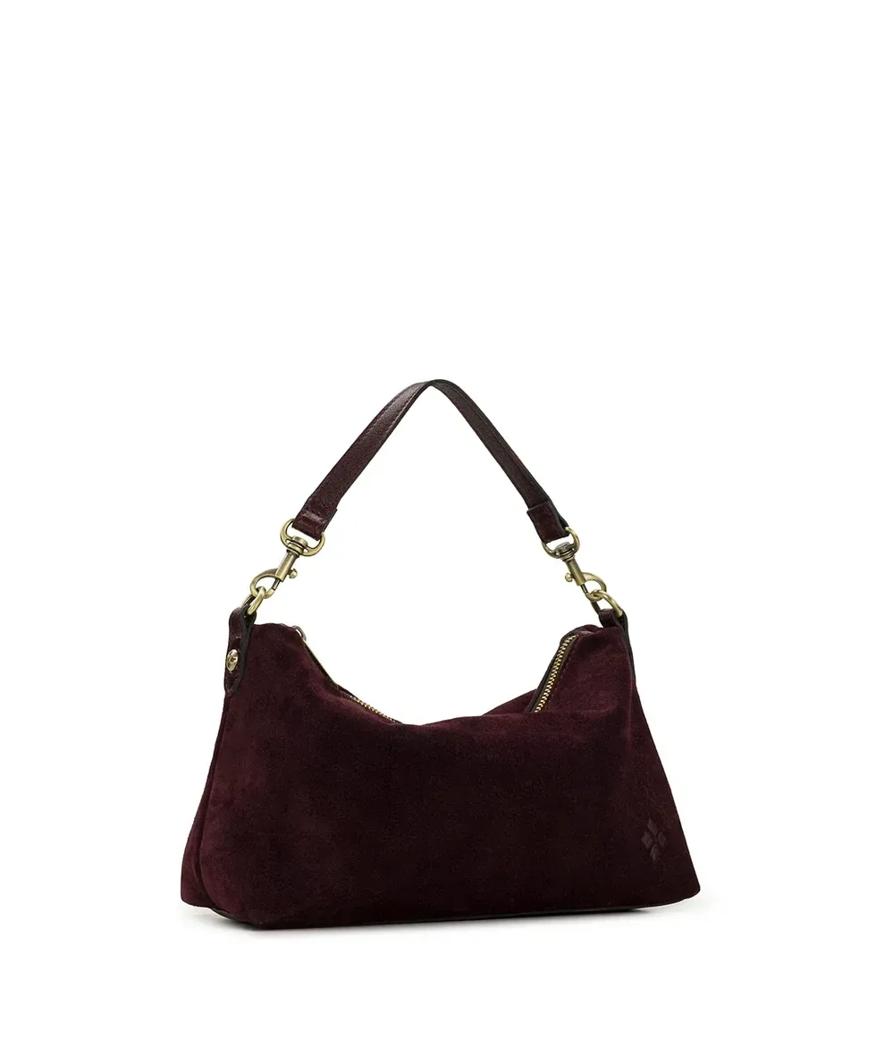 Kolena Crossbody – Suede Leather – Plum