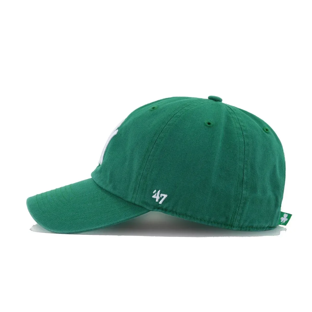 New York Yankees Kelly Green 47 Brand Clean Up Dad Hat