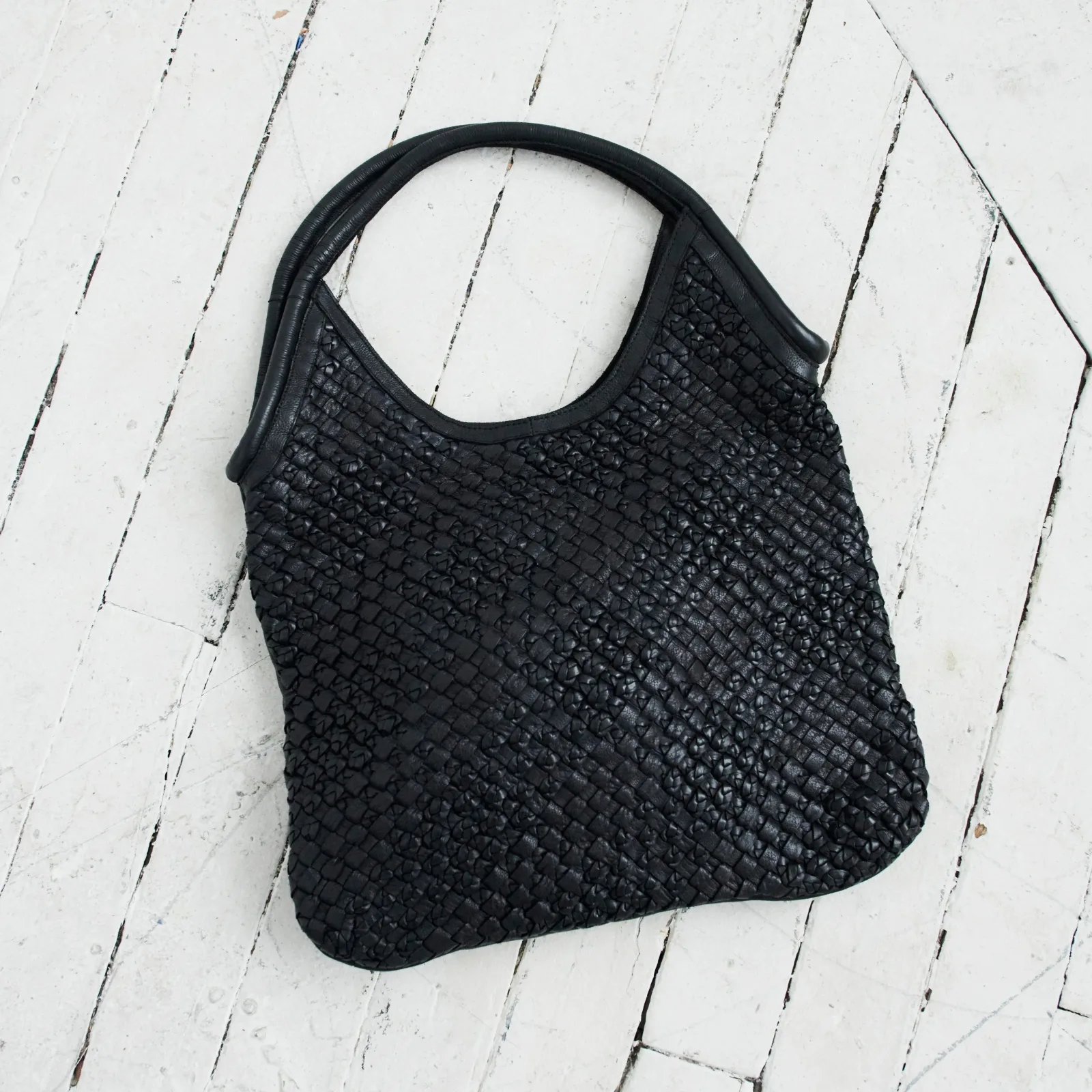 Baez Leather Tote Bag