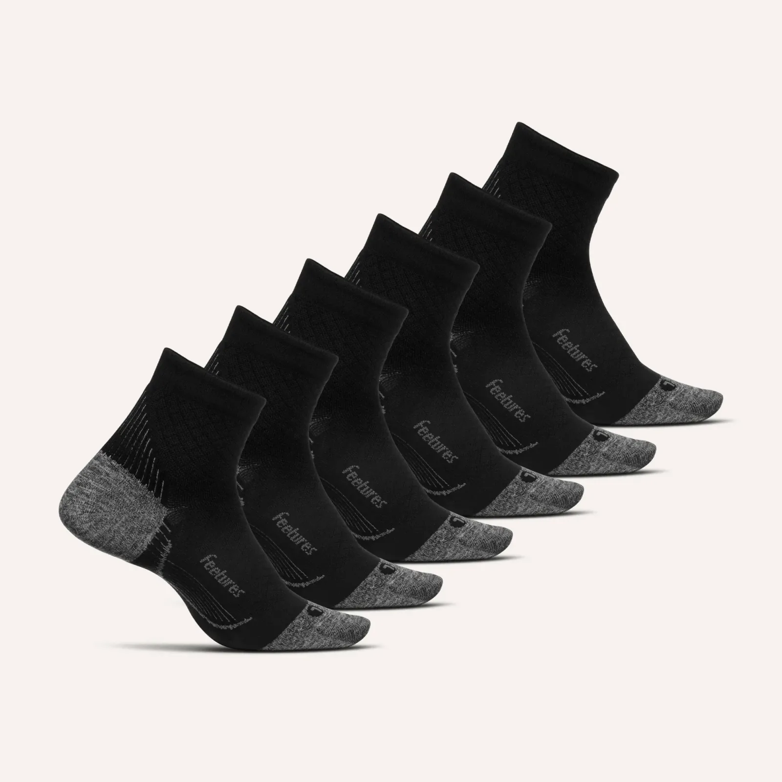 Plantar Fasciitis Relief Light Cushion Quarter 6 Pack