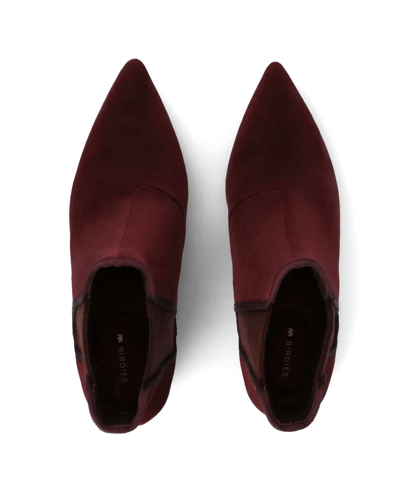The Goldfinch 40 Chelsea Bootie – Burgundy Velvet