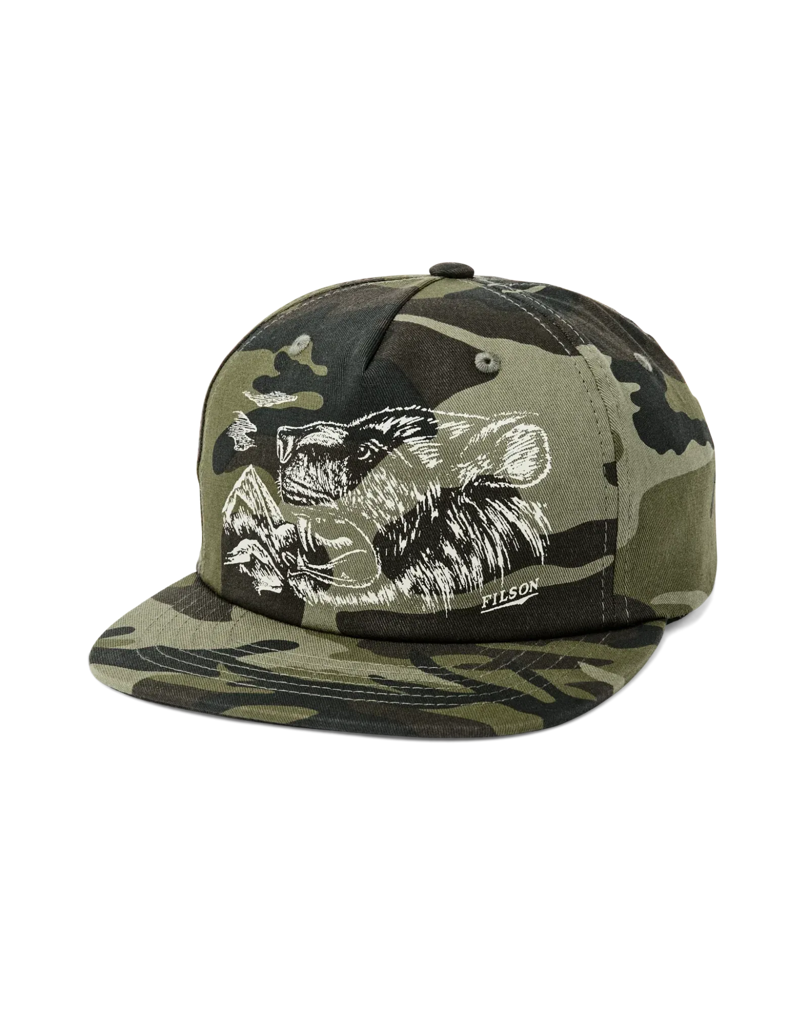 Bear Mountain Trucker Cap – Dark Camo