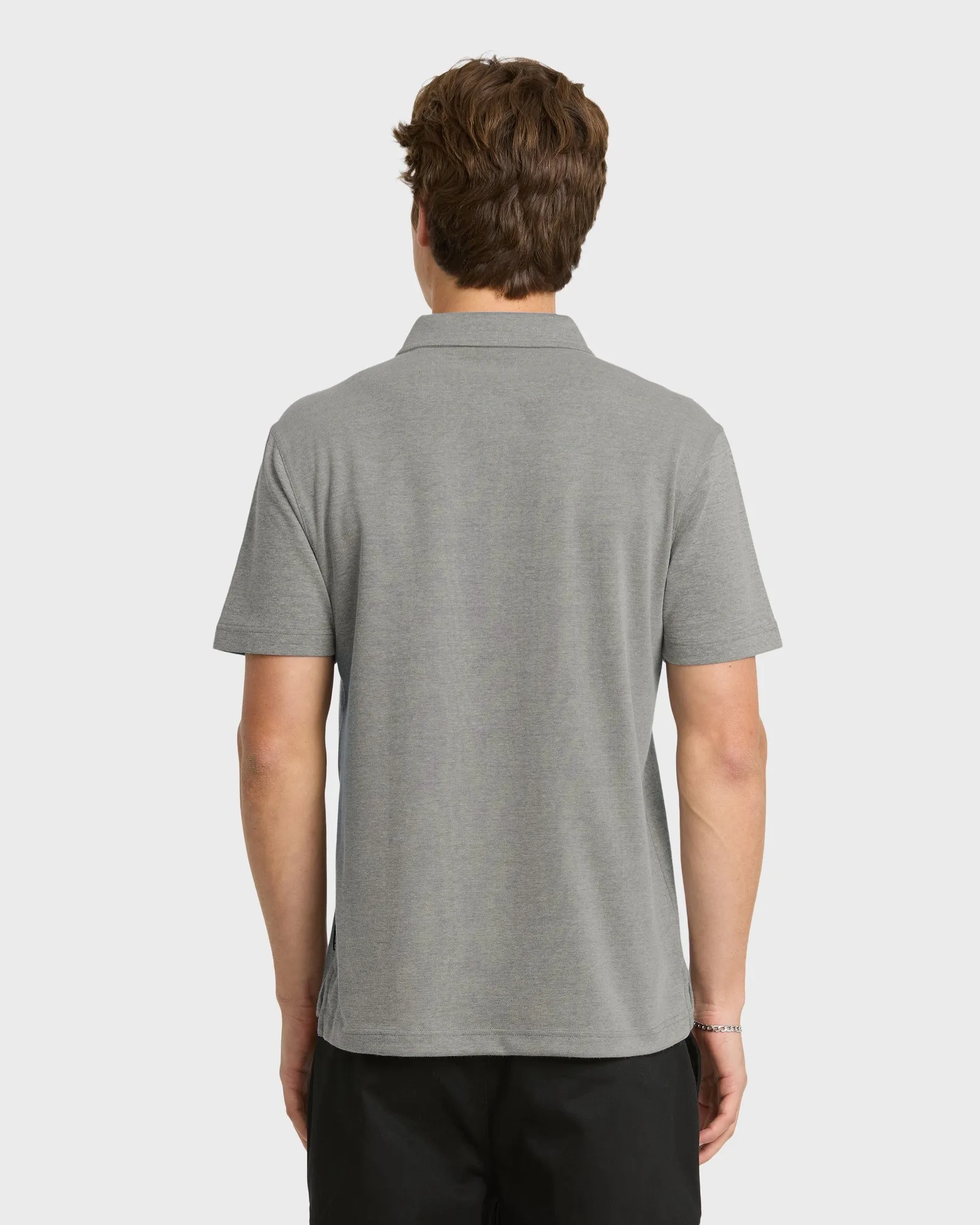 Bayshore Short Sleeve Knit Polo Shirt – Iron Gate