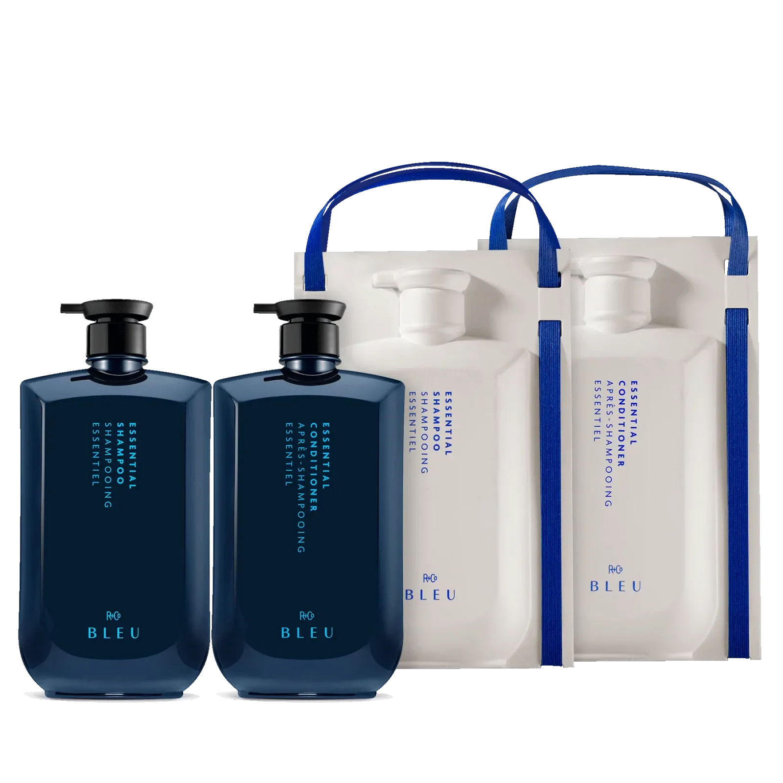 BLEU Essentials Shampoo & Conditioner Liter Set