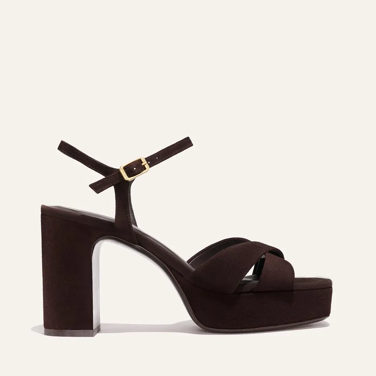 The Paloma Platform – Espresso Suede