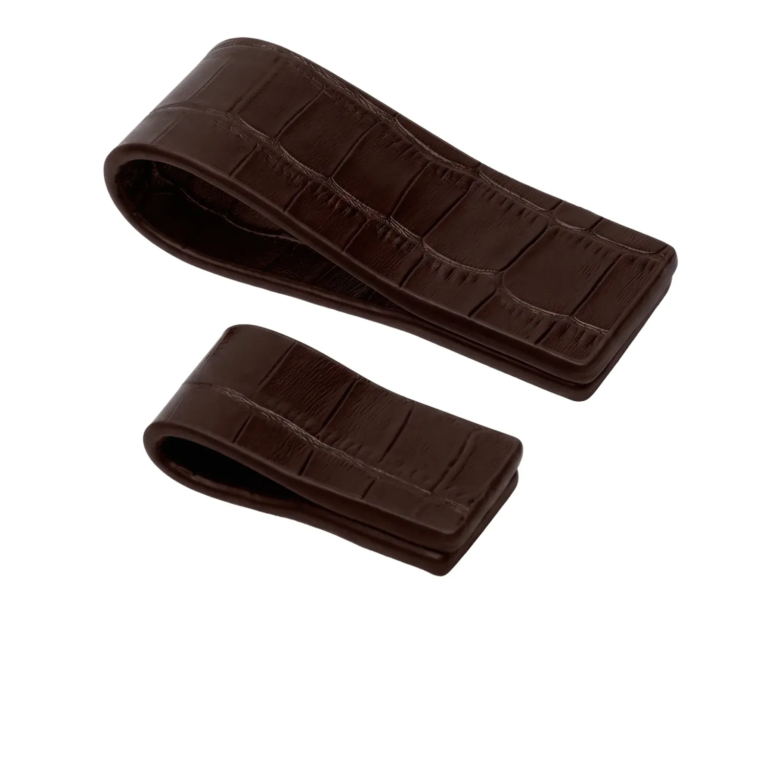 Cord Wrap Set Brown Croc