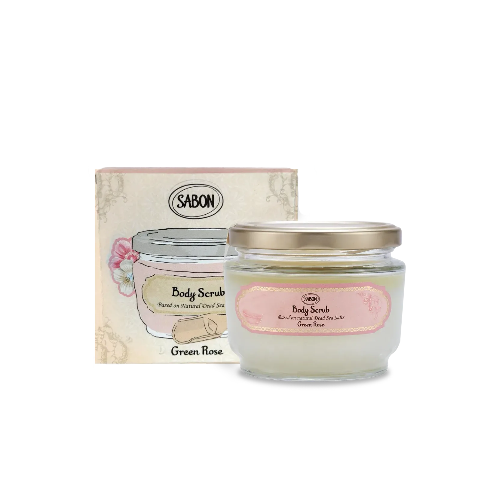 Body Scrub Green Rose 11.3oz (320g) In Box