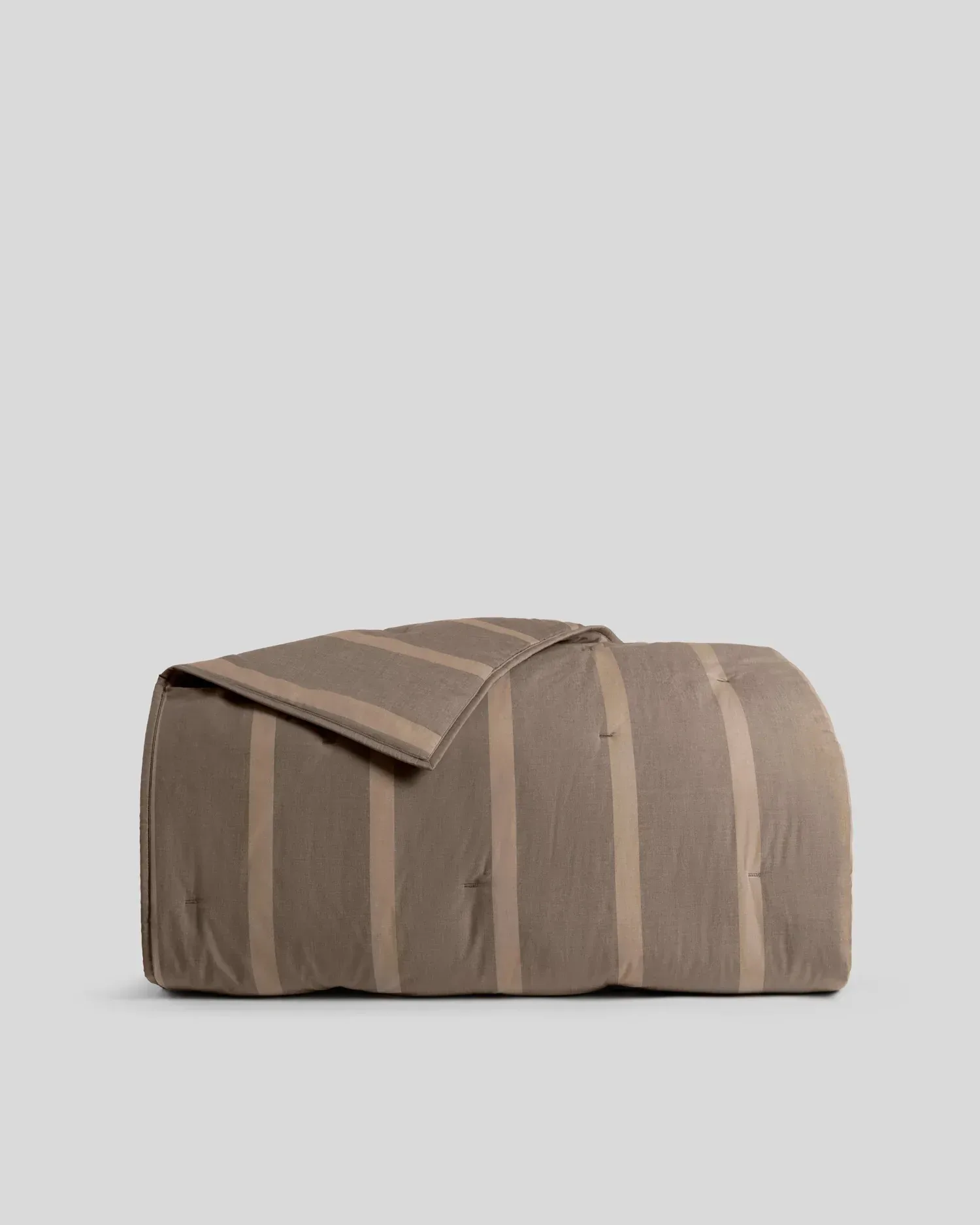 Field Stripe Comforter (Warm Grey Stripe)