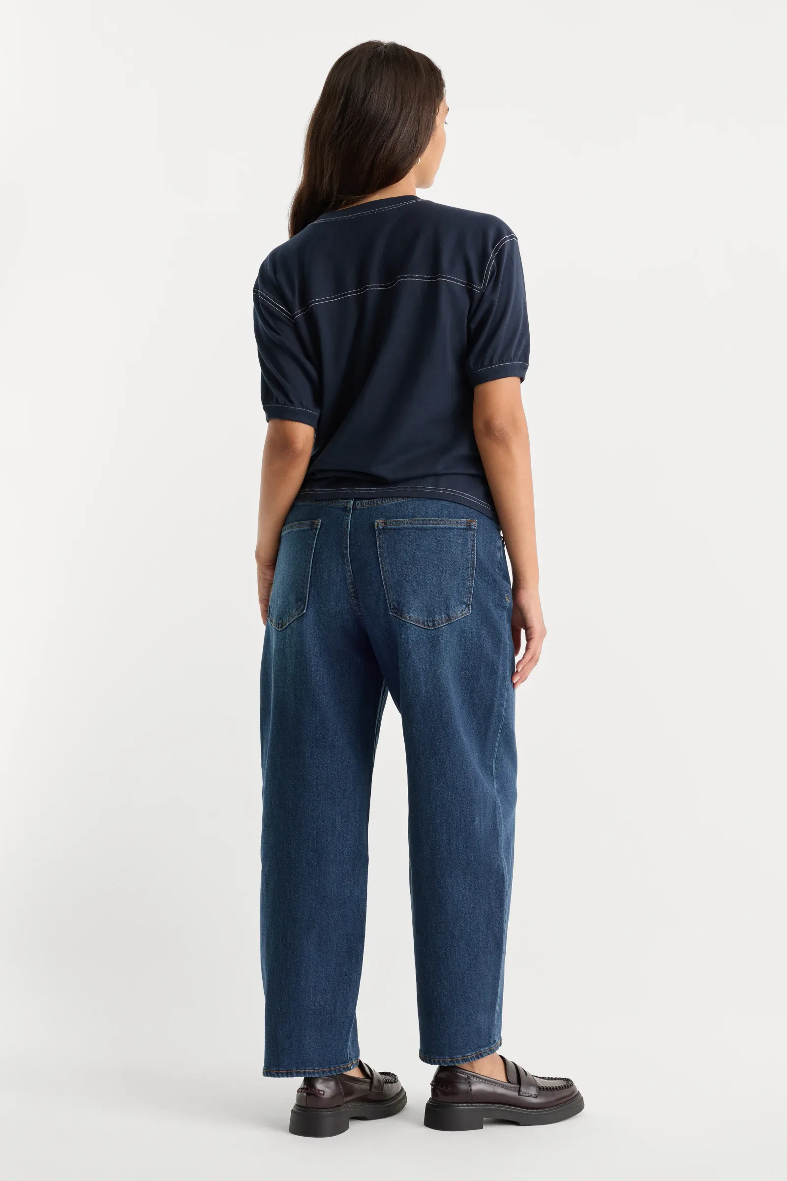 Vintage Barrel Ankle Jeans – Meridian