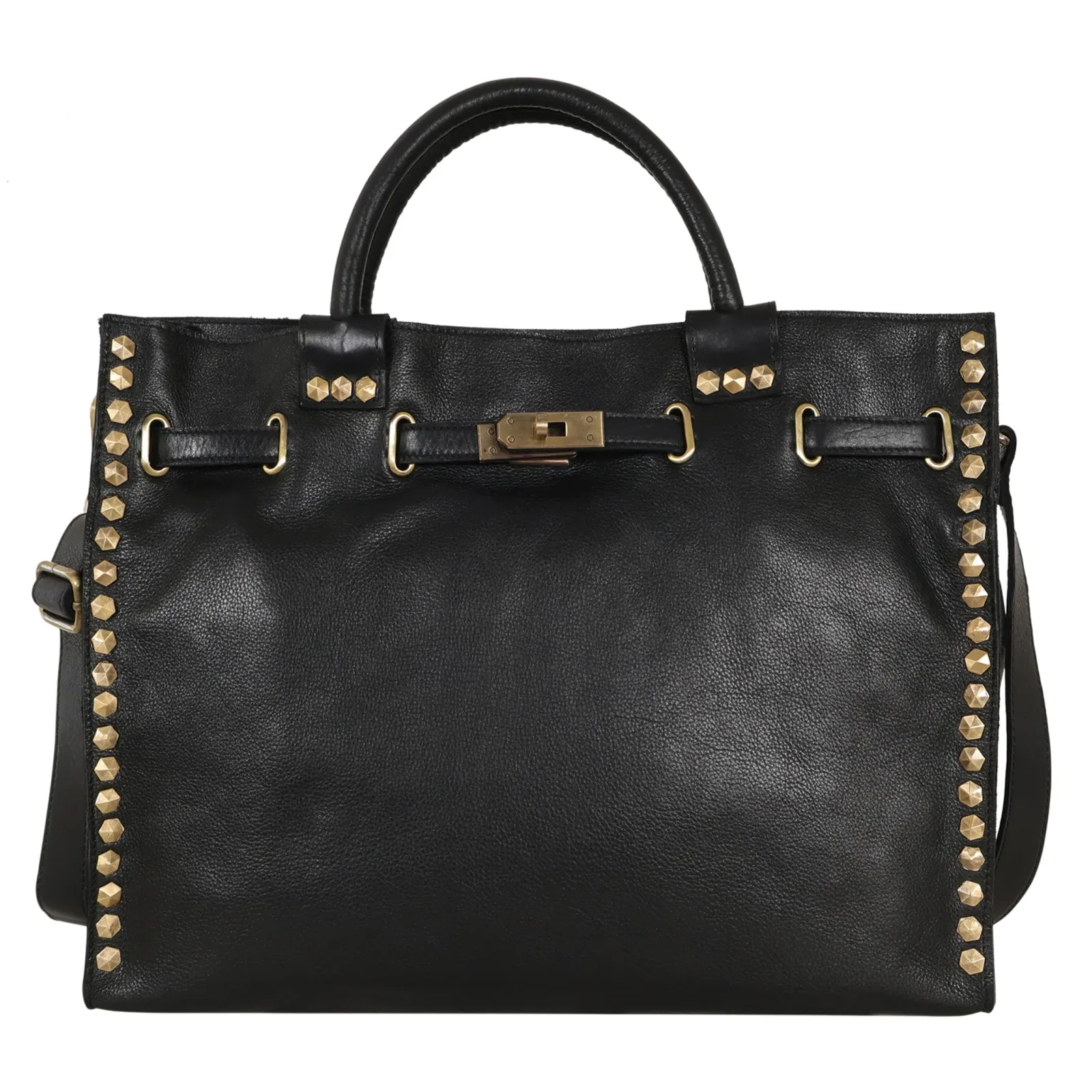 Mare Milled Leather Crossbody Bag