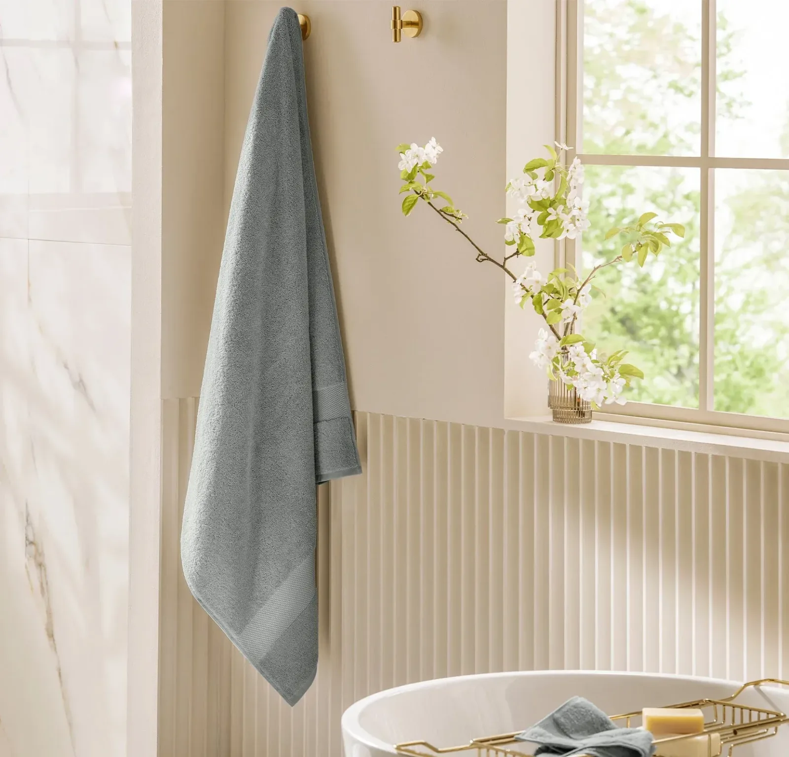 Plush Bath Sheet – Shore (Personalized)
