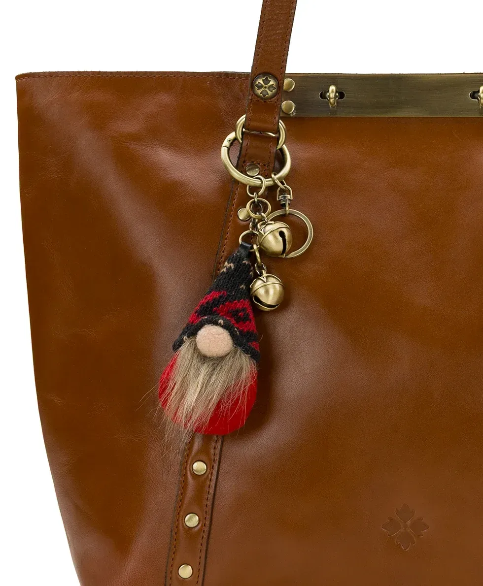 Gnome Bag Charm – Bag Charm – Holiday Nordic Weave
