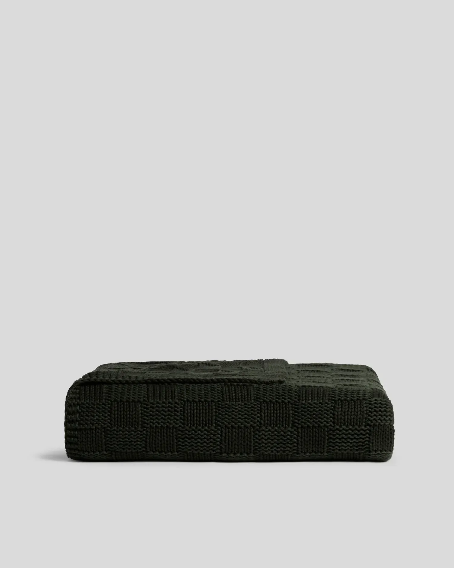 Basketweave Throw (Evergreen)