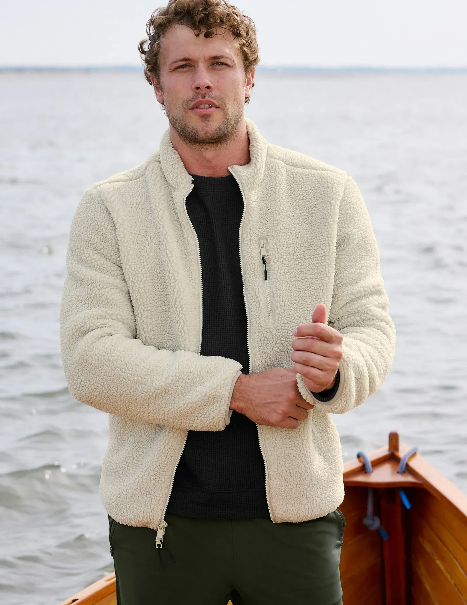 Boucle Fleece Men's Zip Jacket