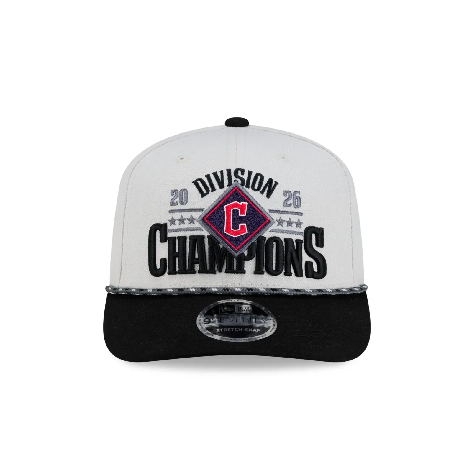Cleveland Guardians 2026 Regular Season Division Champions Locker Room 9SEVENTY Stretch-Snap Hat