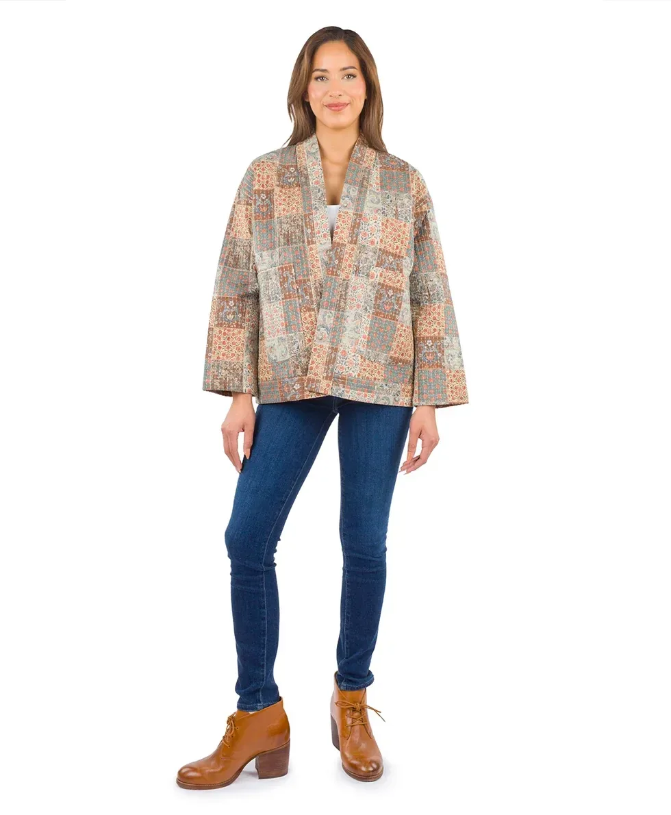 Long Kantha Jacket – Nordic Patchwork