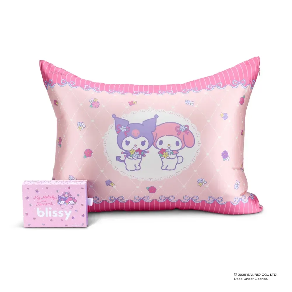Blissy Pillowcase – Hello Kitty – My Melody™ & Kuromi™ – Standard