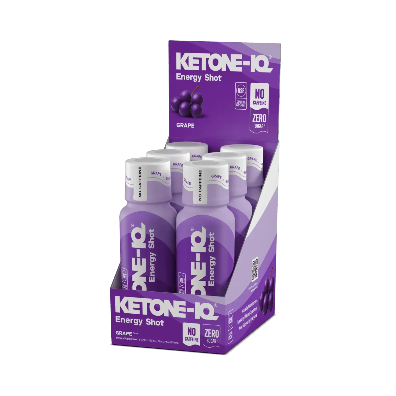 Ketone-IQ No Caffeine Shot Grape